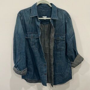 Women’s Fossil blue jean button up